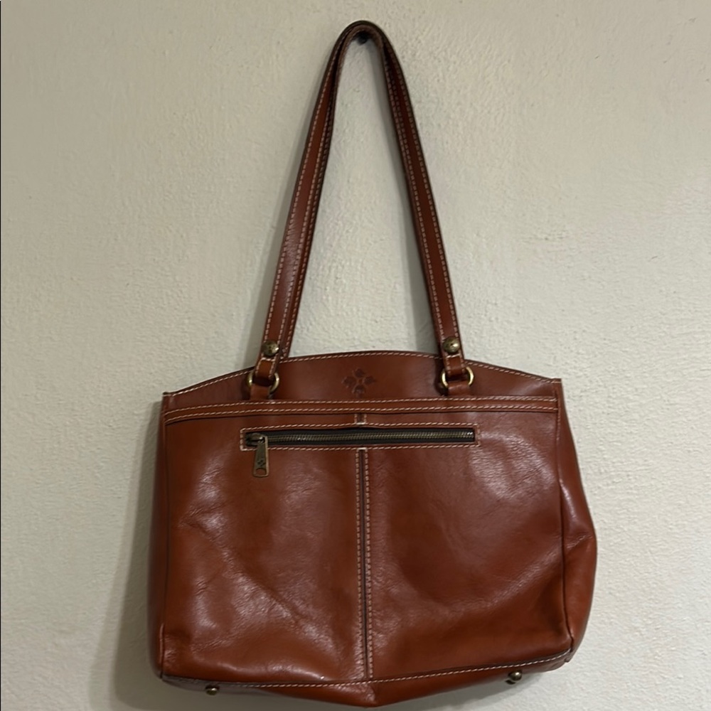 Patricia Nash Poppy Tote in brown leather
